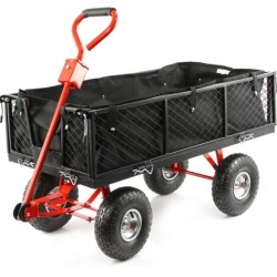 Štvorkolesový prepravný vozík 400 kg, s vložkou MAR-POL