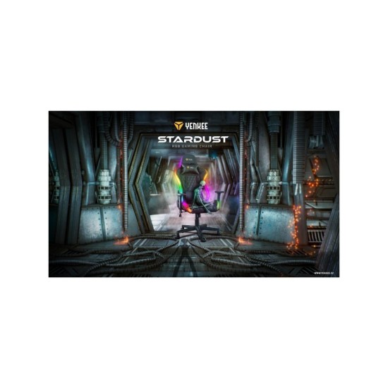 STARDUST 3D Herná stolička YENKEE s RGB podsvietením pre DO YGC 300RGB STARDUST 3D Herná stolička YENKEE s RGB podsvietením pre DO YGC 300RGB