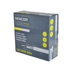 SAV 6906 Koaxiálny kábel RG-6 100m SENCOR SAV 6906 Koaxiálny kábel RG-6 100m SENCOR