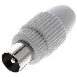 SAV 129-000 Koaxiálny konektor priamy plast P SENCOR SAV 129-000 Koaxiálny konektor priamy plast P SENCOR