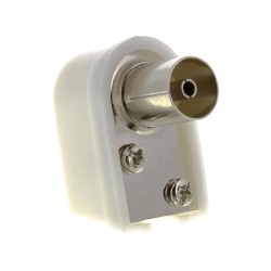 SAV 127-000 Koaxiálna objímka kolmo-plastová P SENCOR