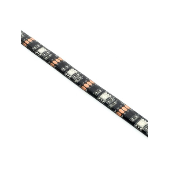 USB LED pásik 30LED RGB 2×50 cm, diaľkové ovládanie RETLUX RLS 102