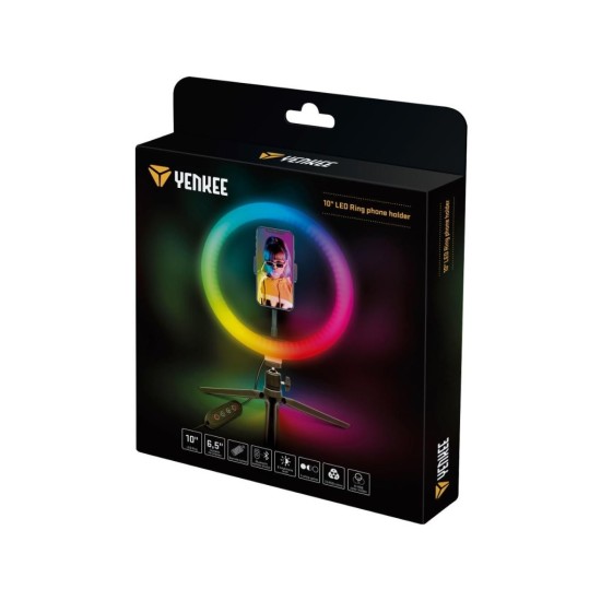 YSM 710 LED krúžkový držiak na telefón YENKEE YSM 710 LED krúžkový držiak na telefón YENKEE