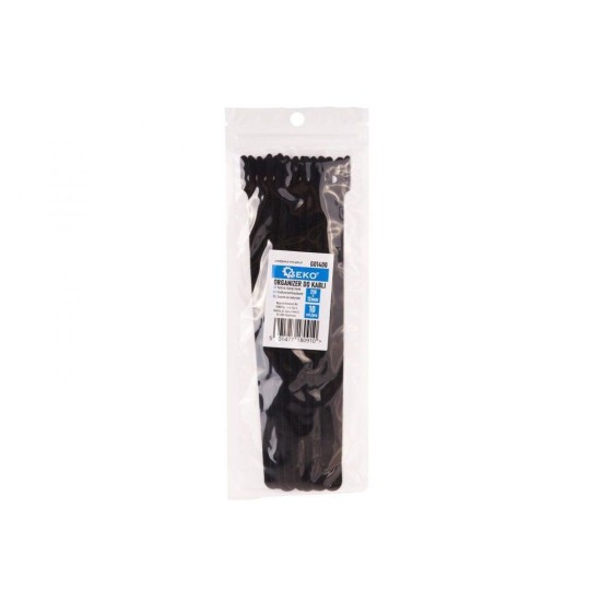 Popruh na suchý zips, organizér na káble 210x12mm, 10ks GEKO Popruh na suchý zips, organizér na káble 210x12mm, 10ks GEKO