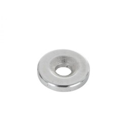 Neodymový magnet s montážnym otvorom 14x3mm, okrúhly 10ks GEKO