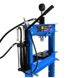 Hydraulický, pneumatický dielenský lis 20t s manometrom GEKO