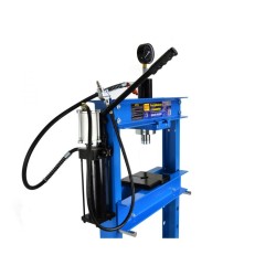 Hydraulický, pneumatický dielenský lis 20t s manometrom GEKO