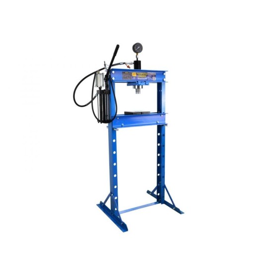 Hydraulický, pneumatický dielenský lis 20t s manometrom GEKO