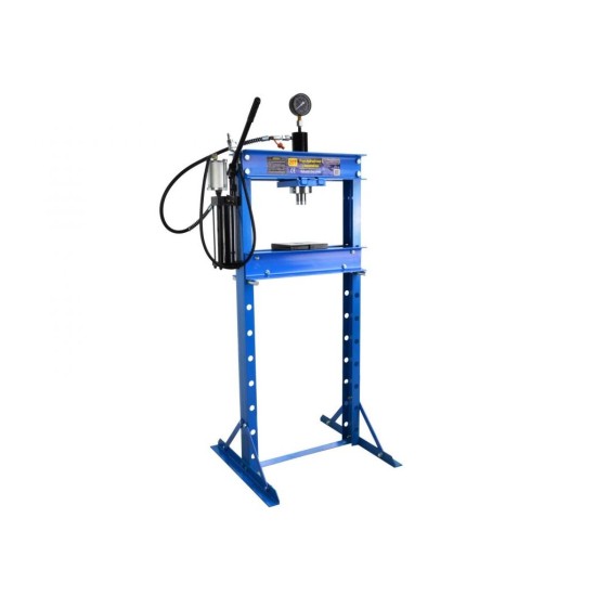 Hydraulický, pneumatický dielenský lis 20t s manometrom GEKO