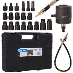 Pneumatický sťahovák vstrekovačov s adaptérmi GEKO