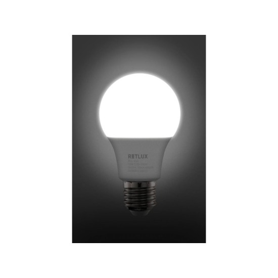 LED žiarovka stmievateľná 3 stupňová DIMM 10 W E27 A60 CW RLL 450 RETLUX