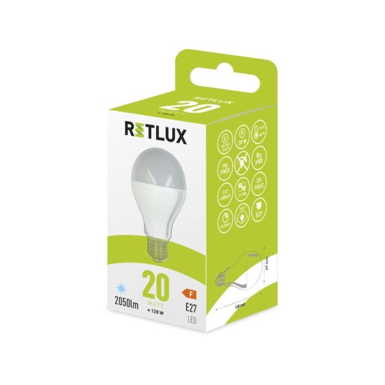 LED žiarovka Classic 20W E27 A67 DL RLL 464 RETLUX LED žiarovka Classic 20W E27 A67 DL RLL 464 RETLUX