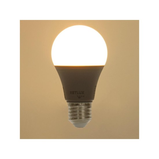 Inteligentná LED žiarovka E27 9W RGB CCT A60 RSH 102 RETLUX Inteligentná LED žiarovka E27 9W RGB CCT A60 RSH 102 RETLUX