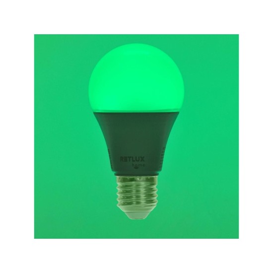 Inteligentná LED žiarovka E27 9W RGB CCT A60 RSH 102 RETLUX Inteligentná LED žiarovka E27 9W RGB CCT A60 RSH 102 RETLUX