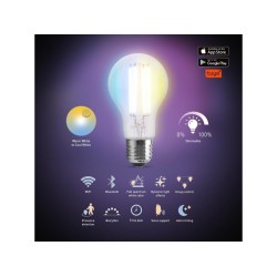 Inteligentná LED žiarovka E27 filament 7W CCT A60 RSH 103 RETLUX Inteligentná LED žiarovka E27 filament 7W CCT A60 RSH 103 RETLUX