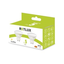 LED žiarovka eco set 2x5W GU10 REL 36 RETLUX LED žiarovka eco set 2x5W GU10 REL 36 RETLUX