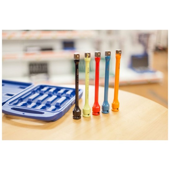 Krútiace nástrčné hlavice 100-150Nm, 1/2", sada 5ks ASTA Krútiace nástrčné hlavice 100-150Nm, 1/2", sada 5ks ASTA