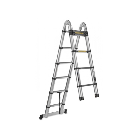 Multifunkčný teleskopický rebrík 3,8 m, 150 kg, hliník GEKO Multifunkčný teleskopický rebrík 3,8 m, 150 kg, hliník GEKO