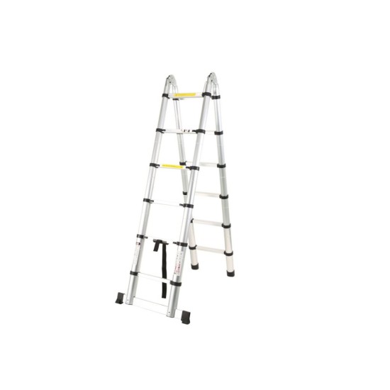 Multifunkčný teleskopický rebrík 3,8 m, 150 kg, hliník GEKO Multifunkčný teleskopický rebrík 3,8 m, 150 kg, hliník GEKO