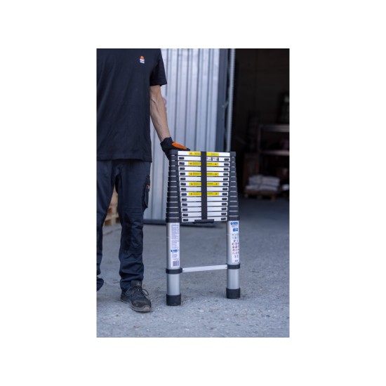 Teleskopický rebrík 4,4 m, 150 kg, hliník GEKO Teleskopický rebrík 4,4 m, 150 kg, hliník GEKO