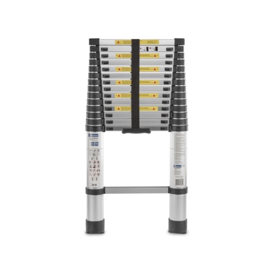Teleskopický rebrík 4,4 m, 150 kg, hliník GEKO Teleskopický rebrík 4,4 m, 150 kg, hliník GEKO