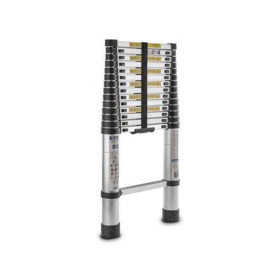 Teleskopický rebrík 4,4 m, 150 kg, hliník GEKO Teleskopický rebrík 4,4 m, 150 kg, hliník GEKO