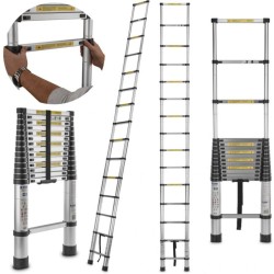Teleskopický rebrík 4,4 m, 150 kg, hliník GEKO Teleskopický rebrík 4,4 m, 150 kg, hliník GEKO
