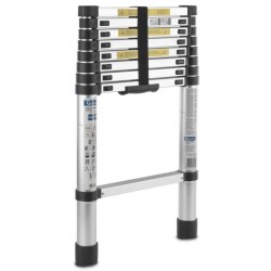 Teleskopický rebrík 2,6 m, 150 kg, hliník GEKO Teleskopický rebrík 2,6 m, 150 kg, hliník GEKO