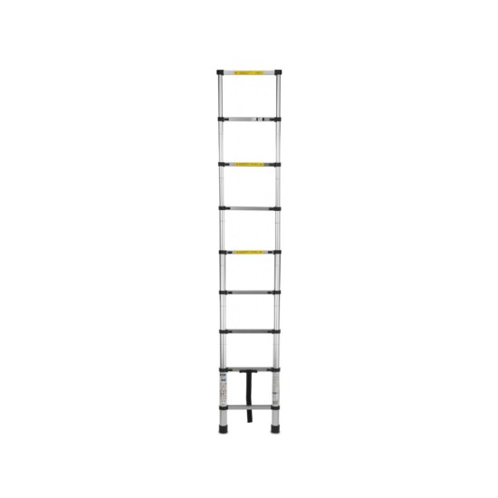 Teleskopický rebrík 2,6 m, 150 kg, hliník GEKO Teleskopický rebrík 2,6 m, 150 kg, hliník GEKO