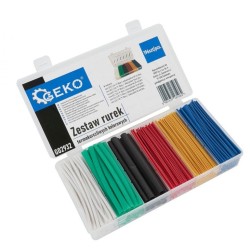 Zmršťovacia bužírka, sada 196ks GEKO Zmršťovacia bužírka, sada 196ks GEKO