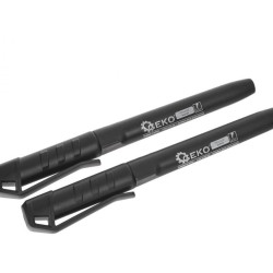 Permanentný popisovač čierny, 4mm, sada 2ks GEKO Permanentný popisovač čierny, 4mm, sada 2ks GEKO