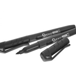 Permanentný popisovač čierny, 4mm, sada 2ks GEKO Permanentný popisovač čierny, 4mm, sada 2ks GEKO