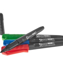 Permanentný popisovač 4 farby, 4mm, sada 4ks GEKO