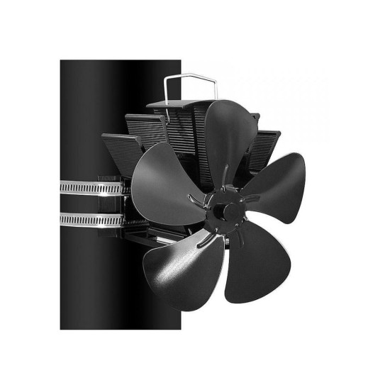 Ventilátor na kouřovod pro kamna a krby, magnetický Ventilátor na kouřovod pro kamna a krby, magnetický