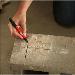 Milwaukee Inkzall fixka permanentná nevysychajúca značka tenký hrot ČIERNA