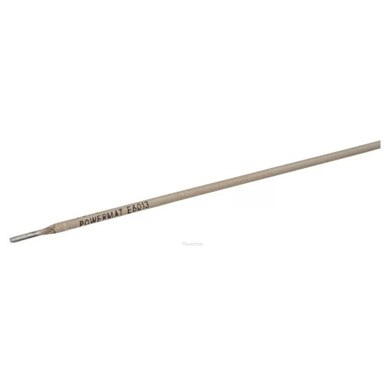 Rutilové elektródy 2,5mm, 300mm, 5kg POWERMAT Rutilové elektródy 2,5mm, 300mm, 5kg POWERMAT