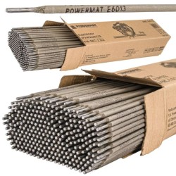 Rutilové elektródy 2,5mm, 300mm, 5kg POWERMAT Rutilové elektródy 2,5mm, 300mm, 5kg POWERMAT