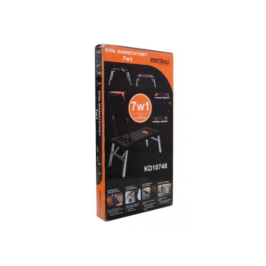 Skladací multifunkčný pracovný stôl 7v1 KRAFT&DELE