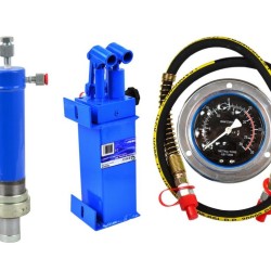 Hydraulické čerpadlo, valec, manometer, sada pre dielenský lis GEKO 20t