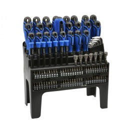 Sada skrutkovačov, bitov, nástrčných kľúčov 122ks GEKO Sada skrutkovačov, bitov, nástrčných kľúčov 122ks GEKO