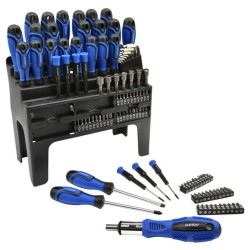 Sada skrutkovačov, bitov, nástrčných kľúčov 122ks GEKO Sada skrutkovačov, bitov, nástrčných kľúčov 122ks GEKO