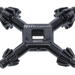 Rukoväť pre skľučovadlo, veľkosť 13-17 mm, univerzálny 4 v 1 BGS Rukoväť pre skľučovadlo, veľkosť 13-17 mm, univerzálny 4 v 1 BGS