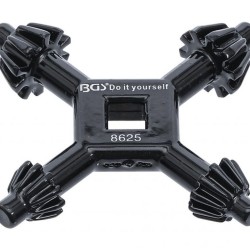 Rukoväť pre skľučovadlo, veľkosť 13-17 mm, univerzálny 4 v 1 BGS Rukoväť pre skľučovadlo, veľkosť 13-17 mm, univerzálny 4 v 1 BGS