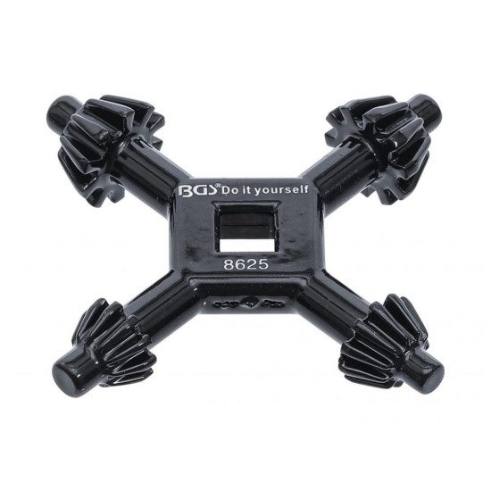Rukoväť pre skľučovadlo, veľkosť 13-17 mm, univerzálny 4 v 1 BGS Rukoväť pre skľučovadlo, veľkosť 13-17 mm, univerzálny 4 v 1 BGS