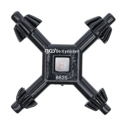 Rukoväť pre skľučovadlo, veľkosť 13-17 mm, univerzálny 4 v 1 BGS