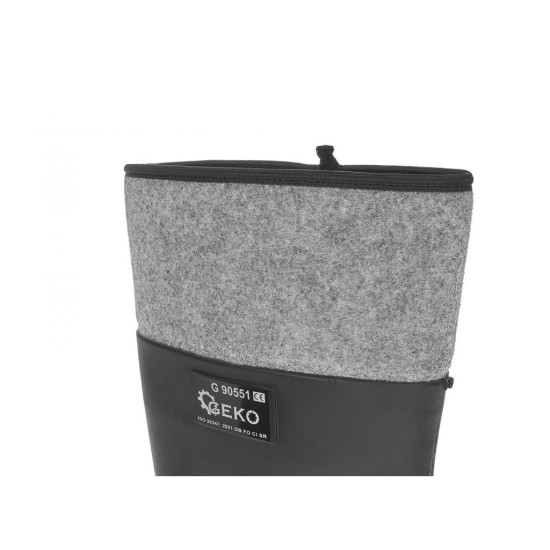 Veľkosť čižiem z gumovej plsti. 39 GEKO