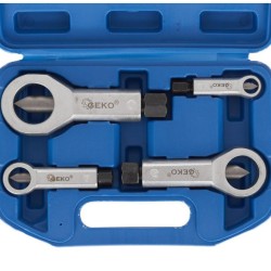 Poškodené rezačky na matice, sada 4ks GEKO Poškodené rezačky na matice, sada 4ks GEKO