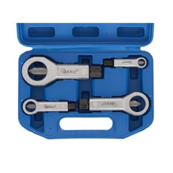 Poškodené rezačky na matice, sada 4ks GEKO Poškodené rezačky na matice, sada 4ks GEKO