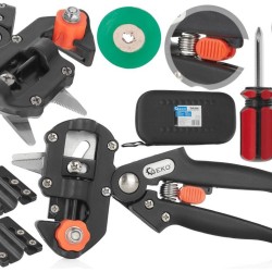 Štepecie nožnice 210 mm, sada príslušenstva GEKO