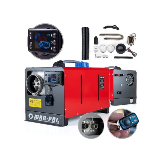Dieselové nezávislé kúrenie 12 kW, 230 V / 12 V - MAR-POL Dieselové nezávislé kúrenie 12 kW, 230 V / 12 V - MAR-POL